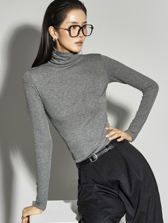 E4008 高领衫上衣 Korea
