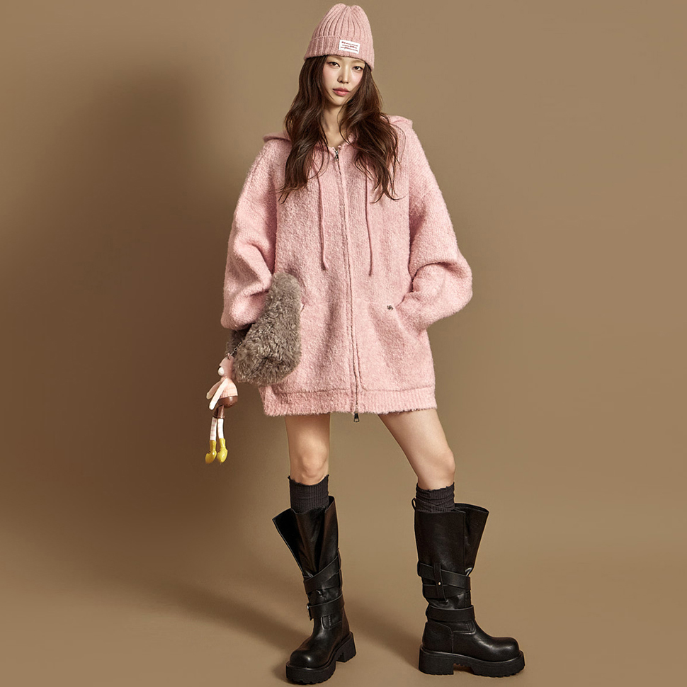 J2943 高羊毛拉链卫衣