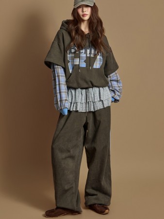 TP2281 带帽卫衣裤子套装 Korea