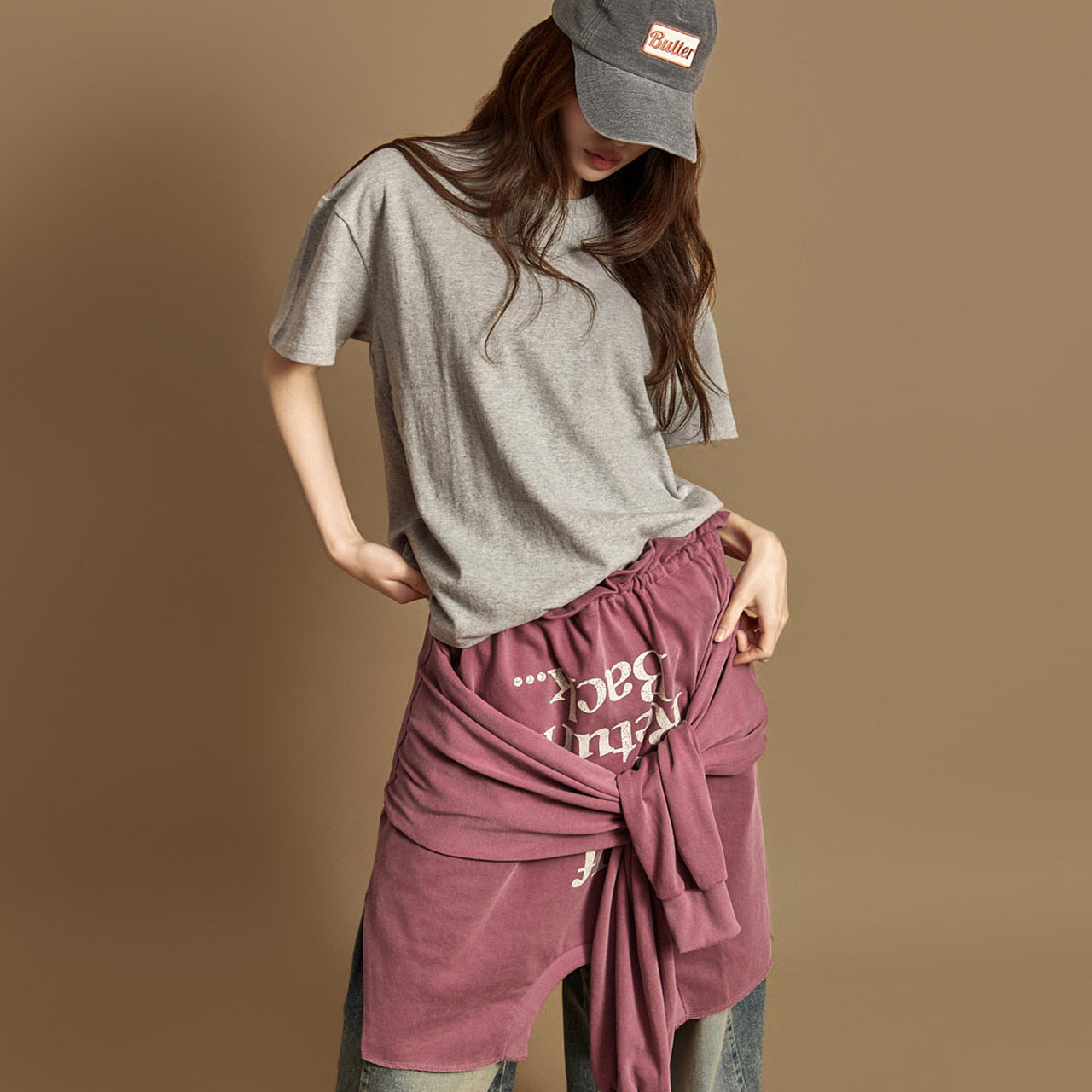 E4020 背部字母上衣