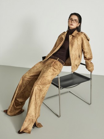 TP2283 毛衣外套裤子套装 Korea