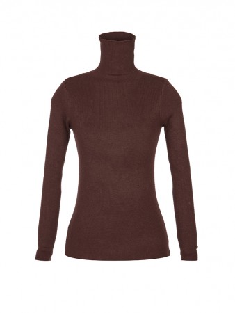 E4030 螺纹高领针织上衣 Korea