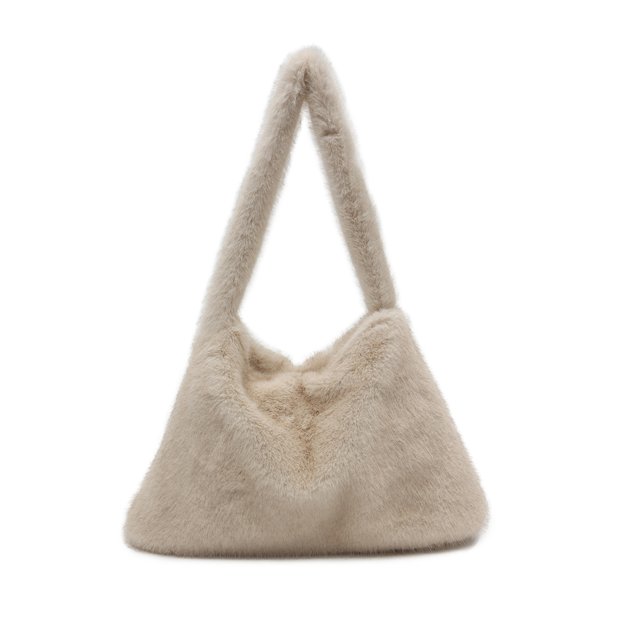 A-1802 人造皮草单肩包