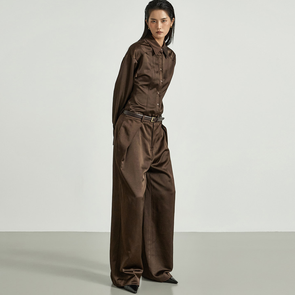 TP2284 衬衫西裤套装