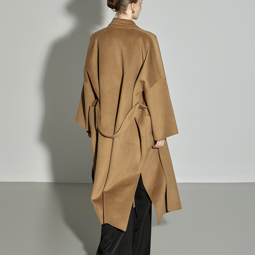 J9341 腰帶组合羊绒大衣