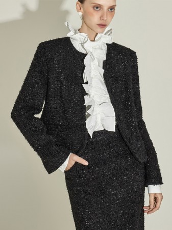 J2956 花呢羊毛夾克 Korea