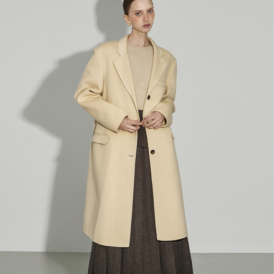 J2962 羊毛手工大衣