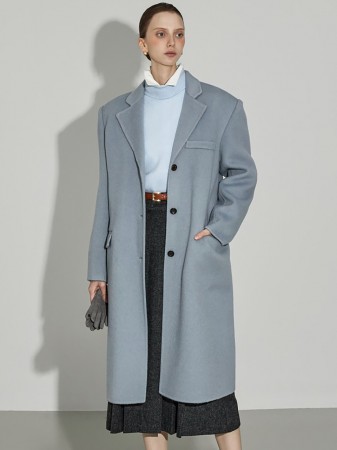 J2962 羊毛手工大衣 Korea