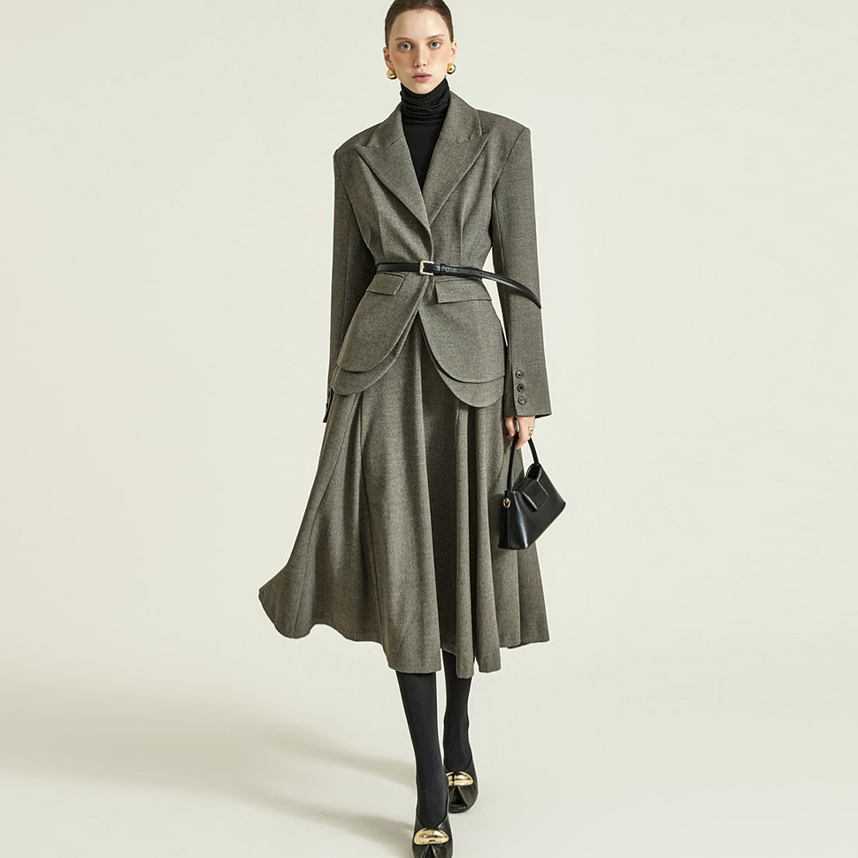 TP9190 夾克裙子套装