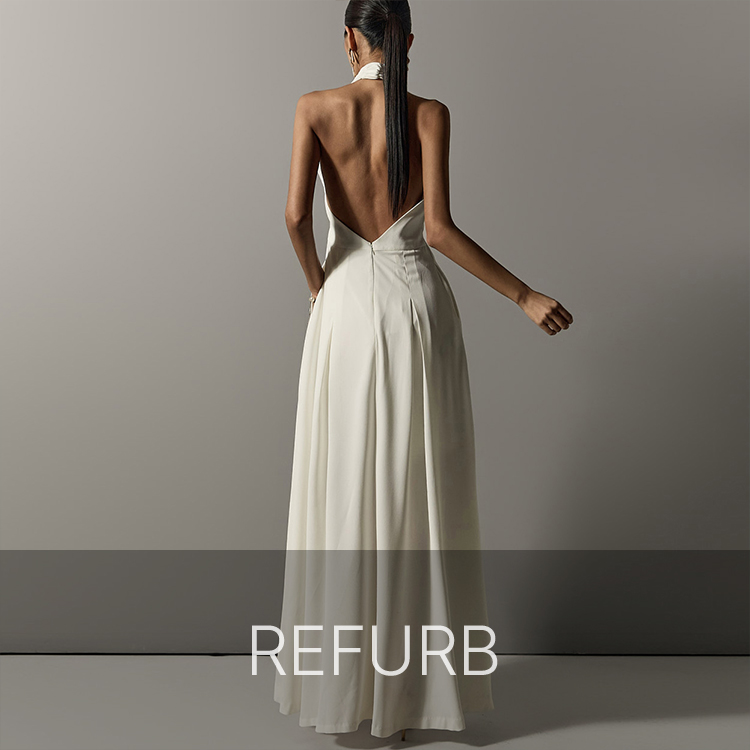 PS3836 掛脖上衣連衣裙