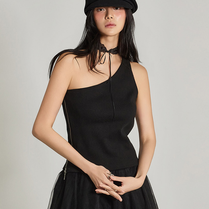 E4032 不規則 无袖