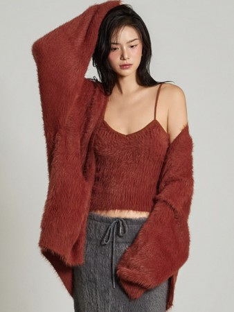 J2970 針織 组合 開衫 Korea