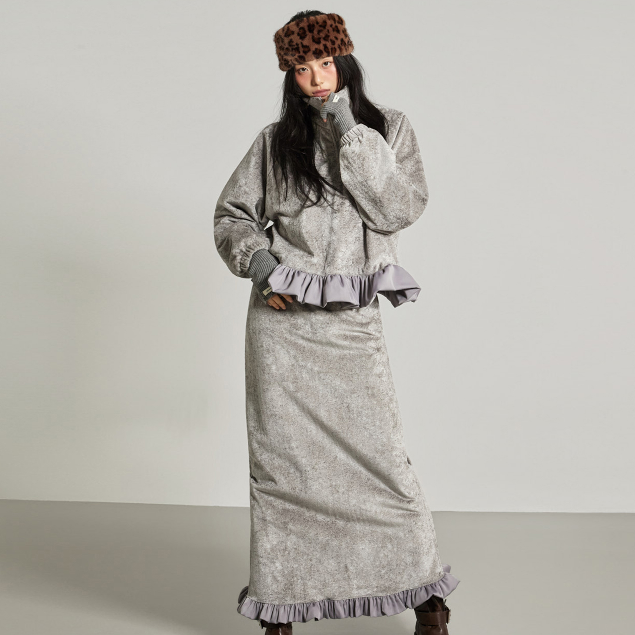 TP2291 上衣裙子套装