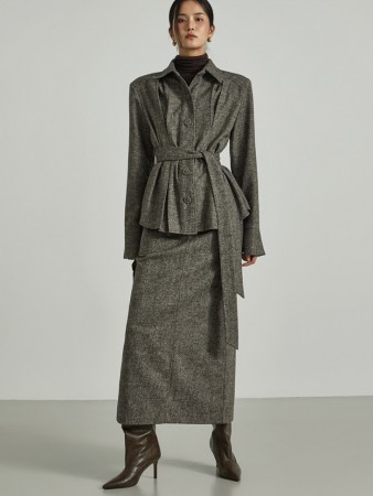 TP2294 衬衫裙子套装 Korea