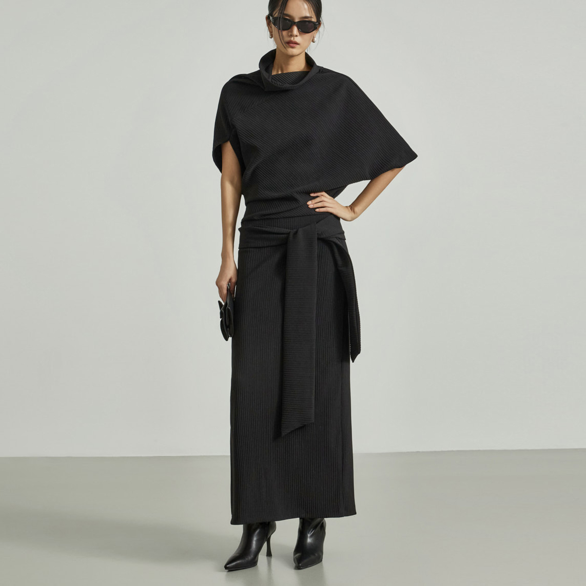 D5399 绑带组合連衣裙