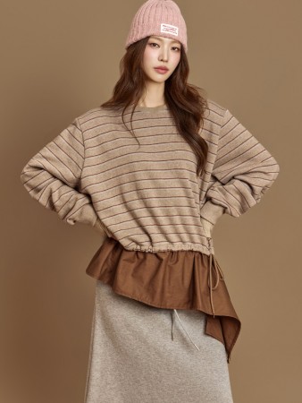 E4048 细绳加绒运动服 Korea