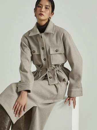 J2985 荷叶边夹克 Korea