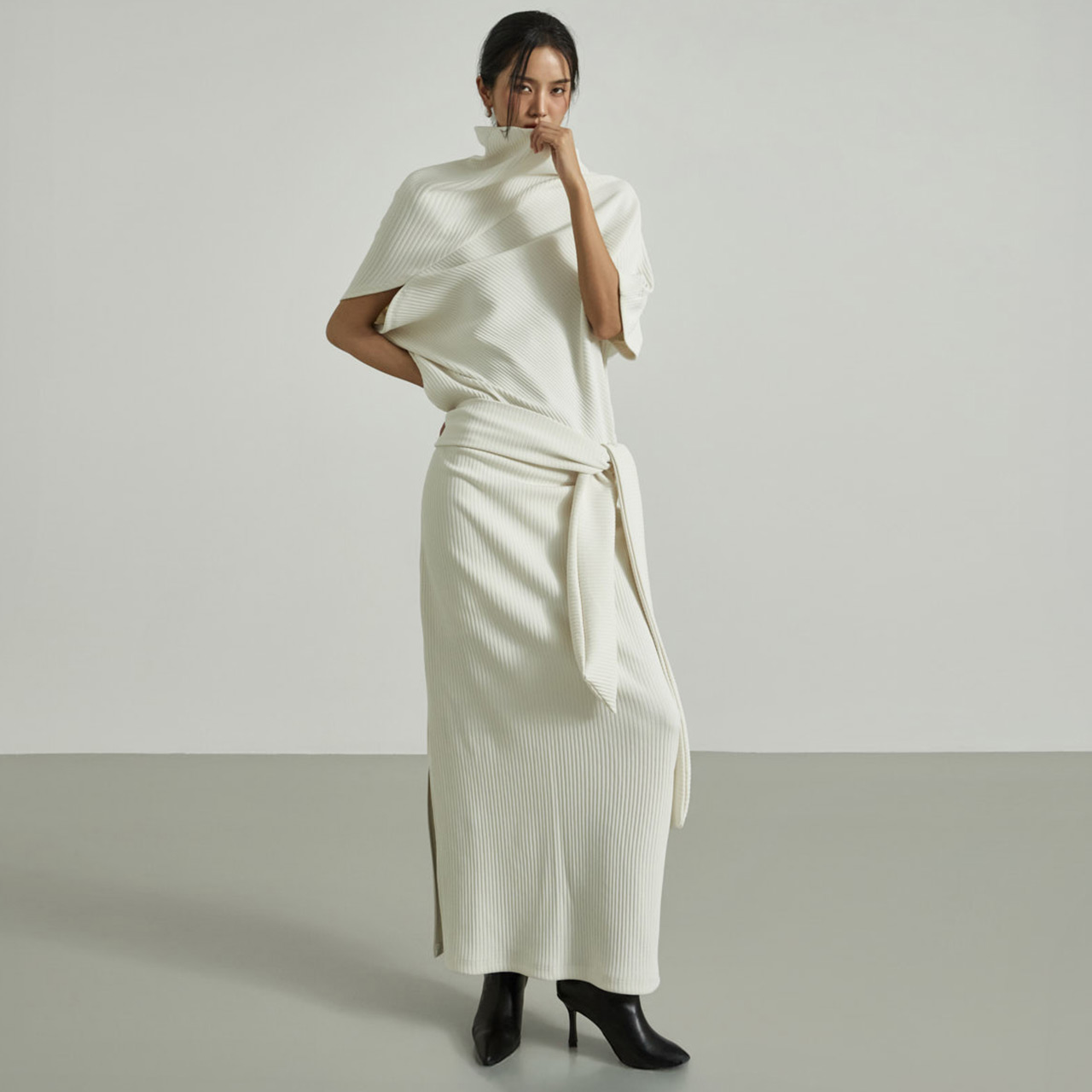 D5399 绑带组合連衣裙