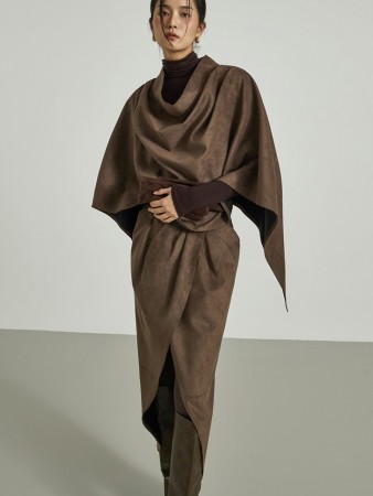 TP9192 披肩裙子套装 Korea