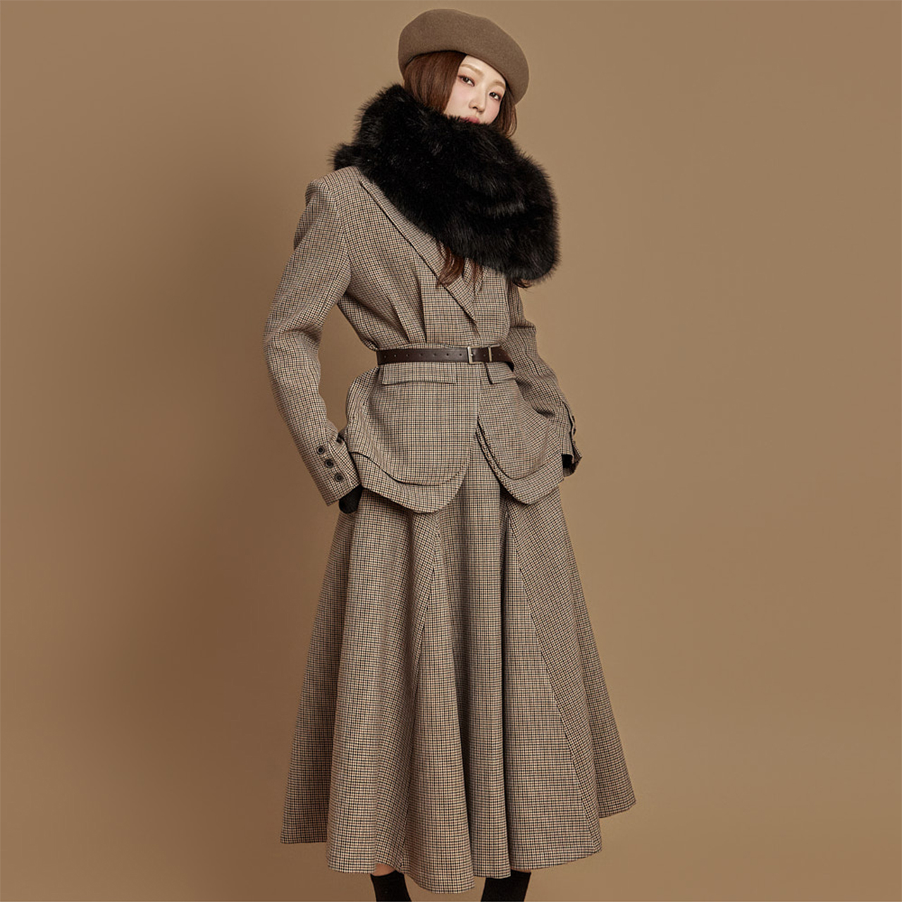 TP9190 夾克裙子套装