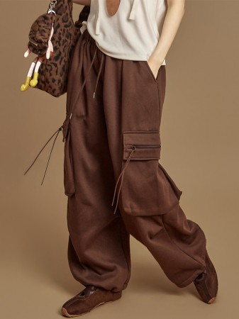 P3698 工裝加绒裤子 Korea