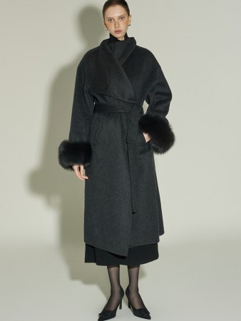 J3007 羊毛手工製作大衣 Korea