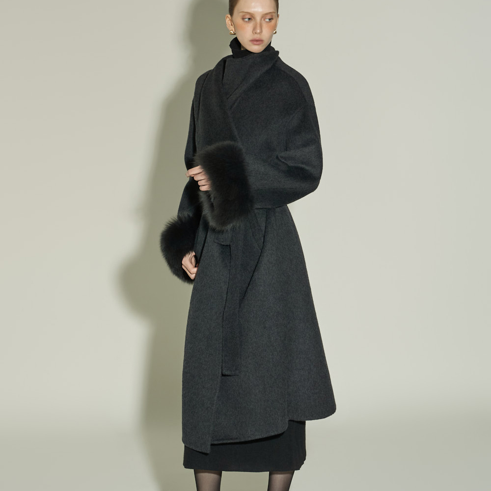 J3007 羊毛手工製作大衣