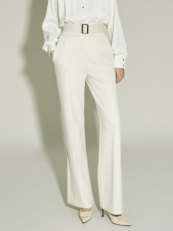 P3699 腰帶组合绒面革西褲 Korea