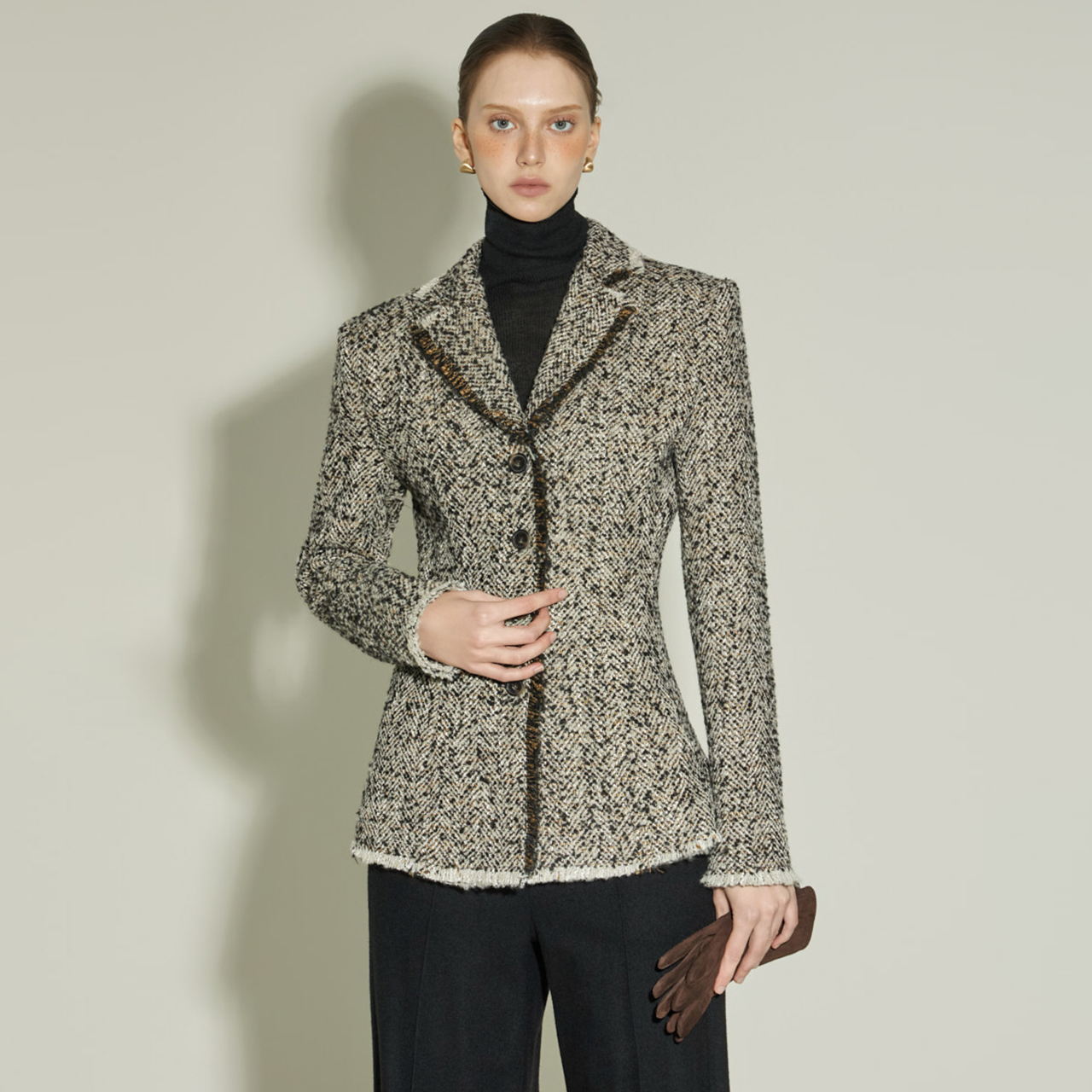 J9354 人字呢 羊毛 夾克