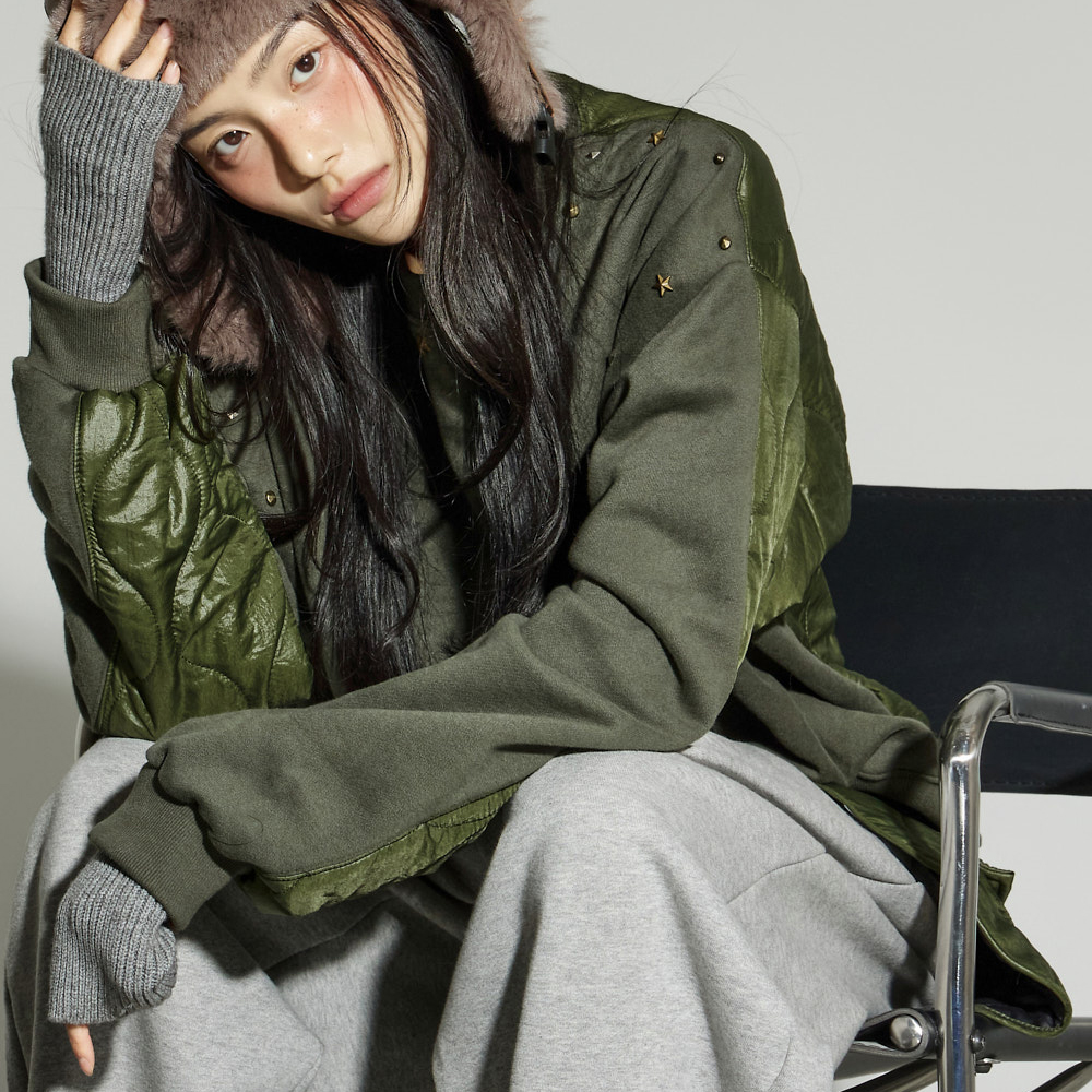 E4052 絎縫 加絨 運動服