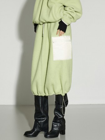 SK3124 口袋 裙 Korea