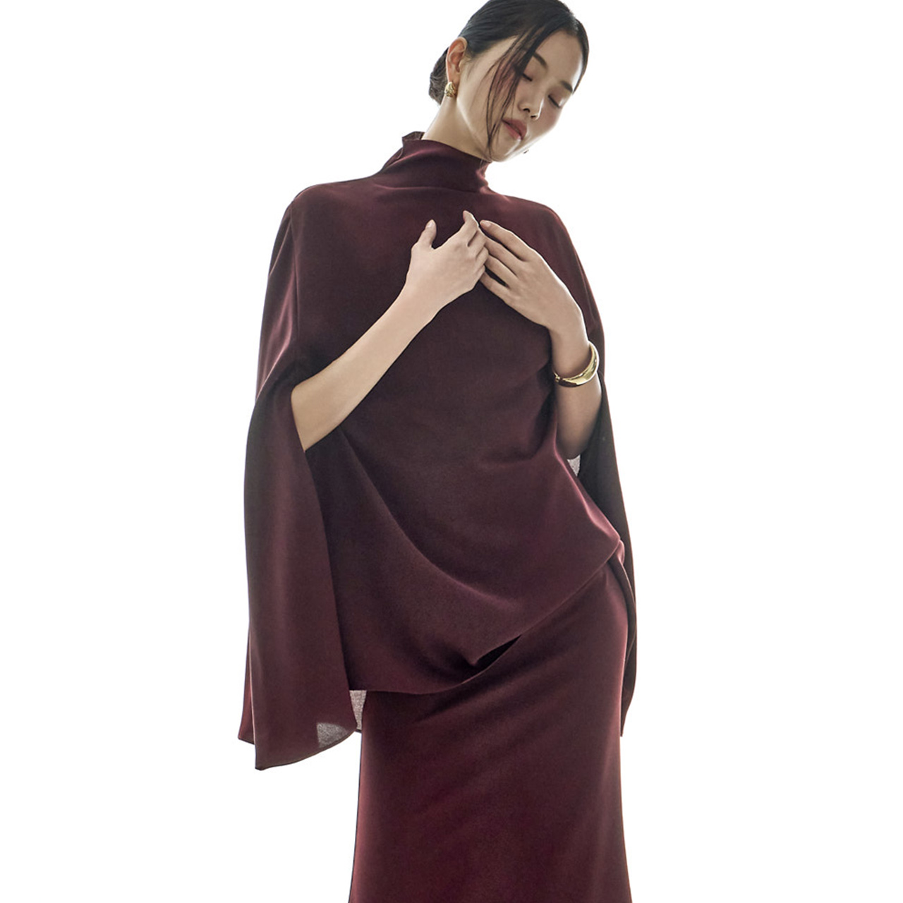 B9191 披肩 雪紡衫