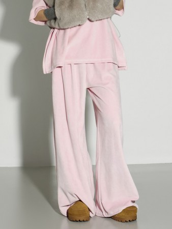 P3696 天鵝絨 運動服 褲子 Korea