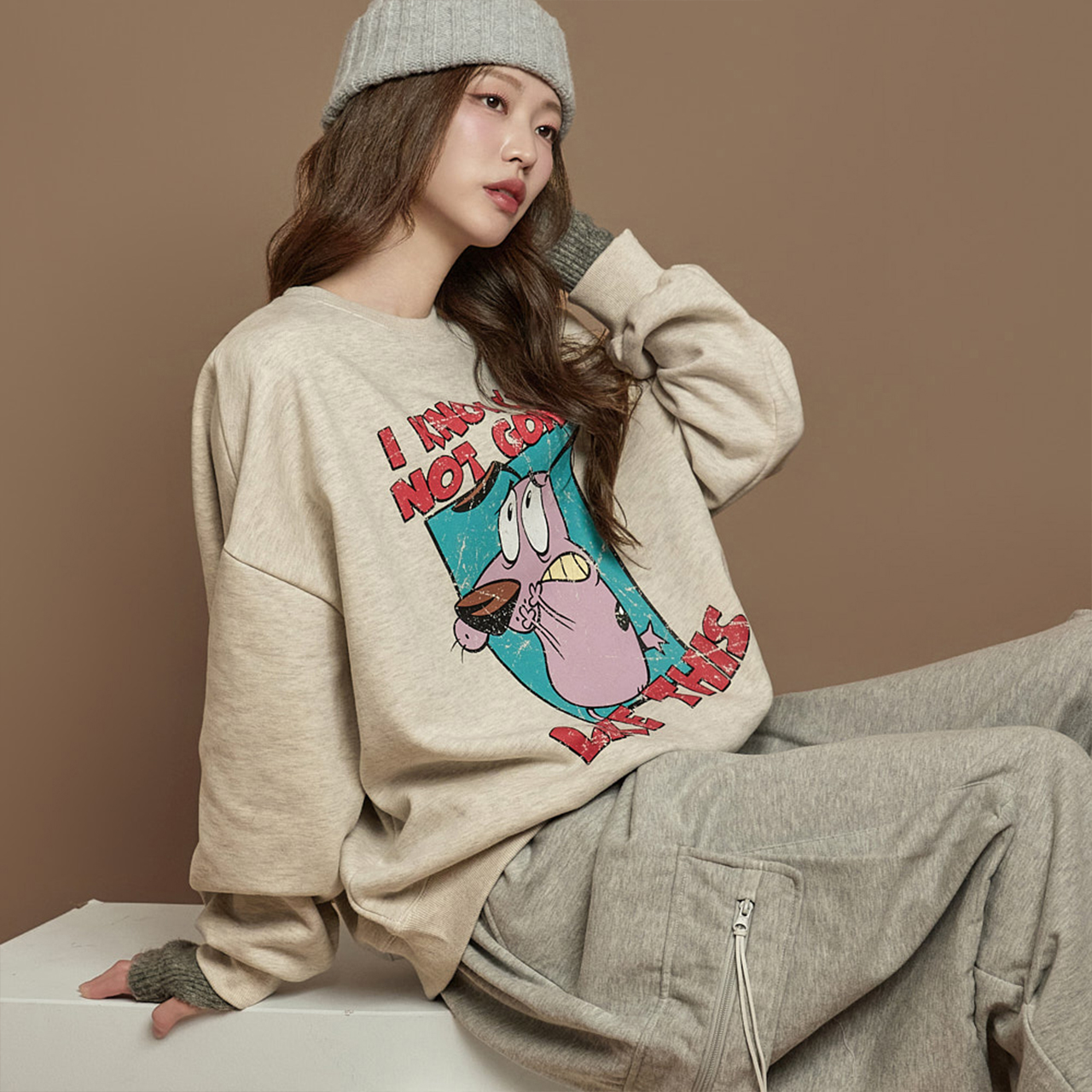 E4056 印刷 加絨 運動服