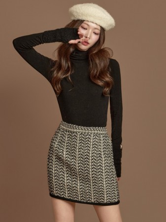 E4006 羊毛高领衫 Korea