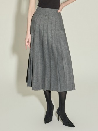 SK2387 人字褶裙 Korea