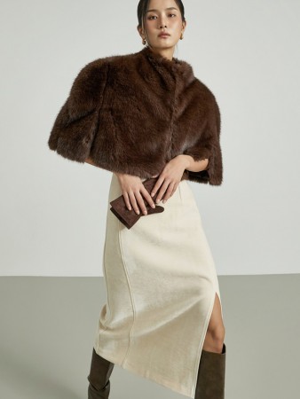 J2984 皮草披肩 Korea