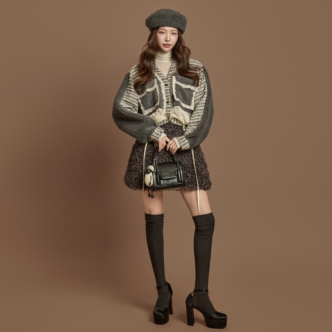 SK3130 圓圈 迷你 裙