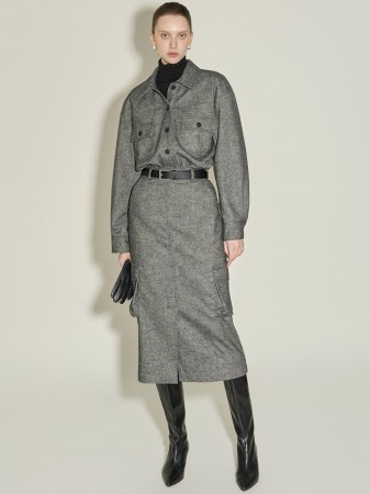 TP2305 衬衫 裙 套装 Korea