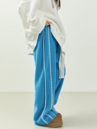 P3722 fleece 運動服 褲子 Korea