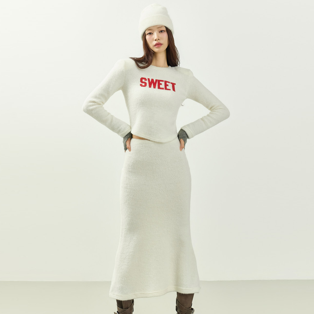 TP2313 上衣 裙 套装