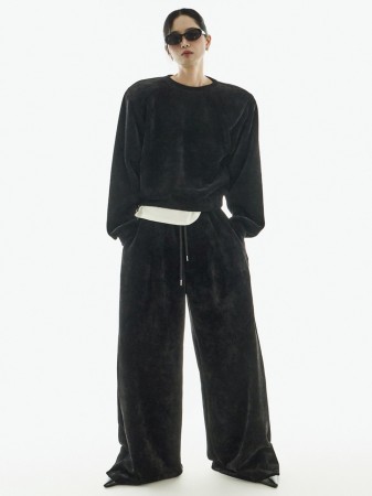 TR050 燈芯絨 加絨 運動服 组合 Korea