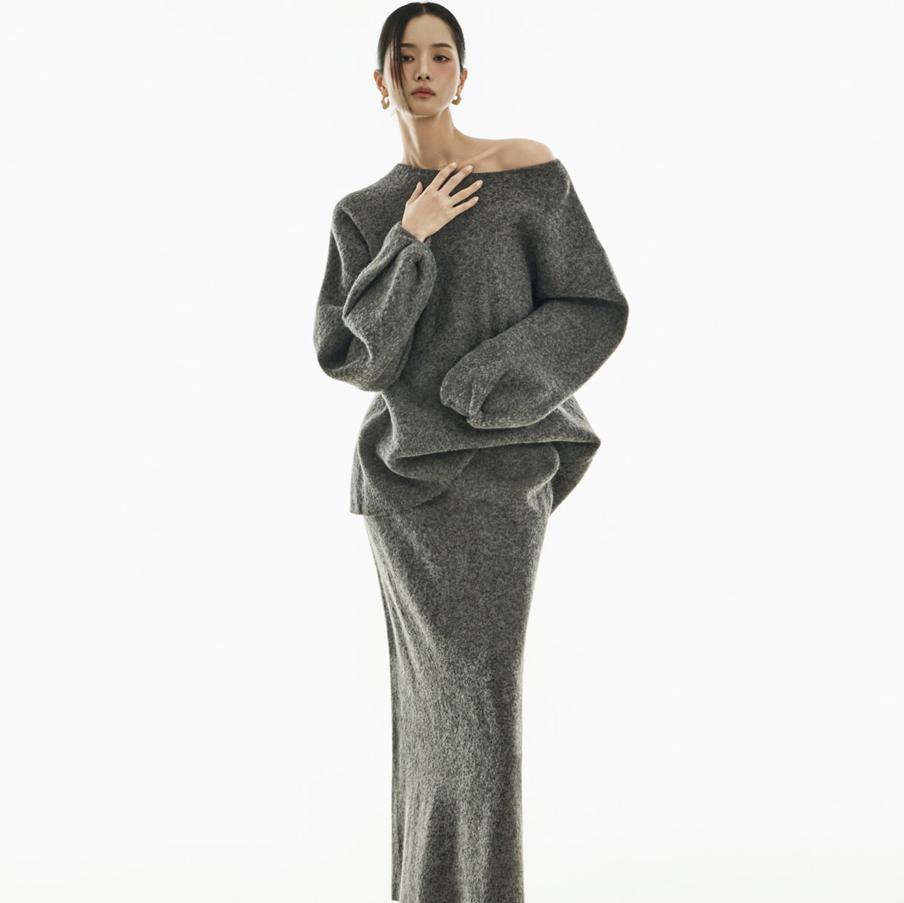 D5443 兩用 針織 两件套