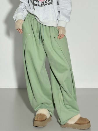 P3728 加絨 運動服 褲子 Korea