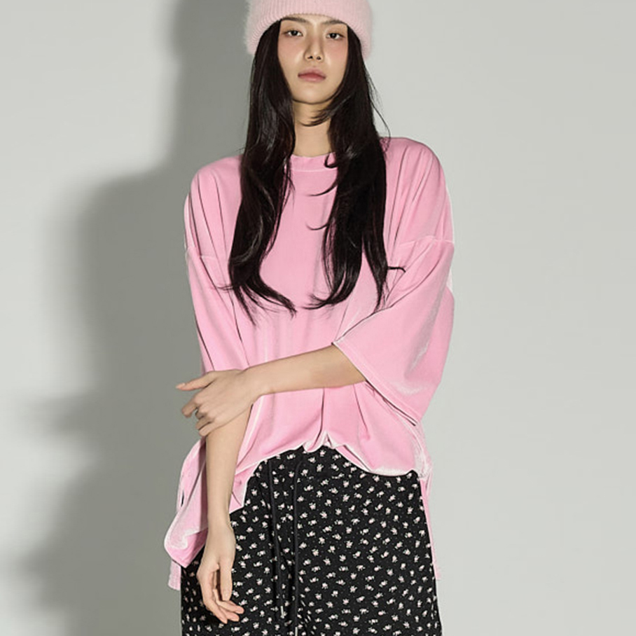 E4096 天鵝絨 波西米亞 上衣