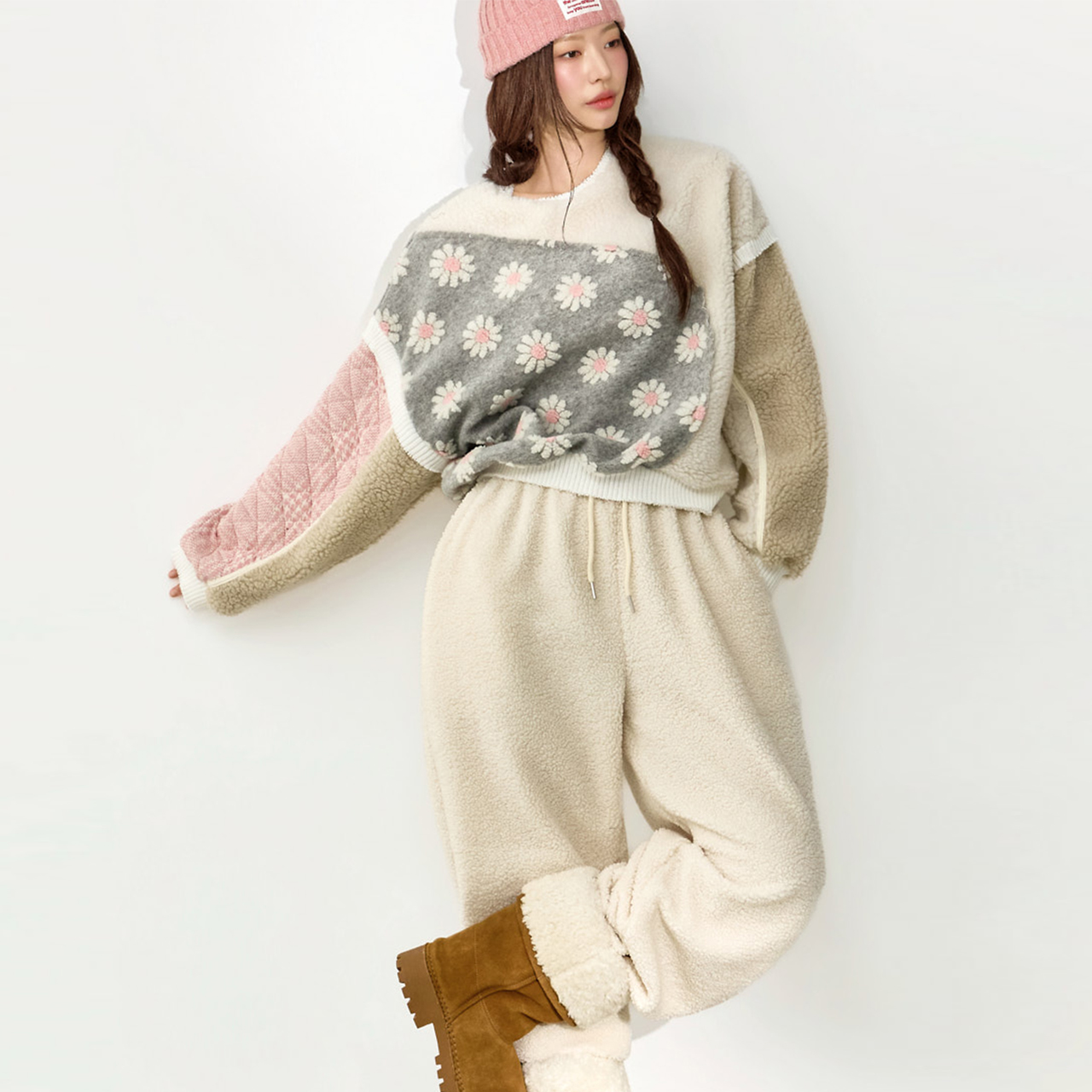 E4111 花纹 덤블 補丁 運動服