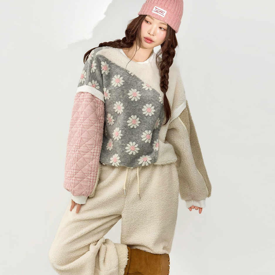 E4111 花纹 補丁 運動服