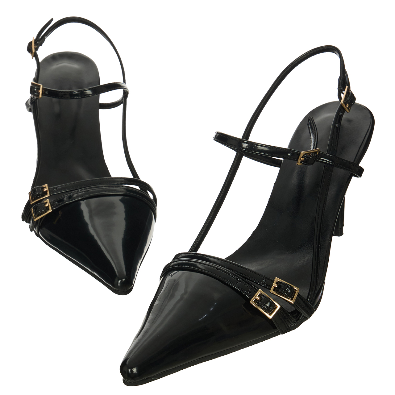 AR-3539 塗料 绑带 露跟鞋 高跟鞋