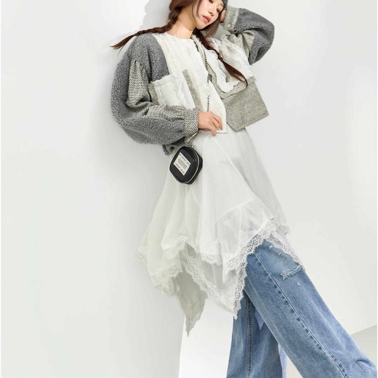 D5451 蕾丝 修身 連衣裙