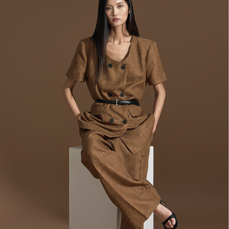 J2293 Double Button Jacket